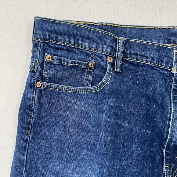 Levi's 569 Jeans Loose Straight Blue Denim Jeans Mens 40x32 - Picture 5 of 8